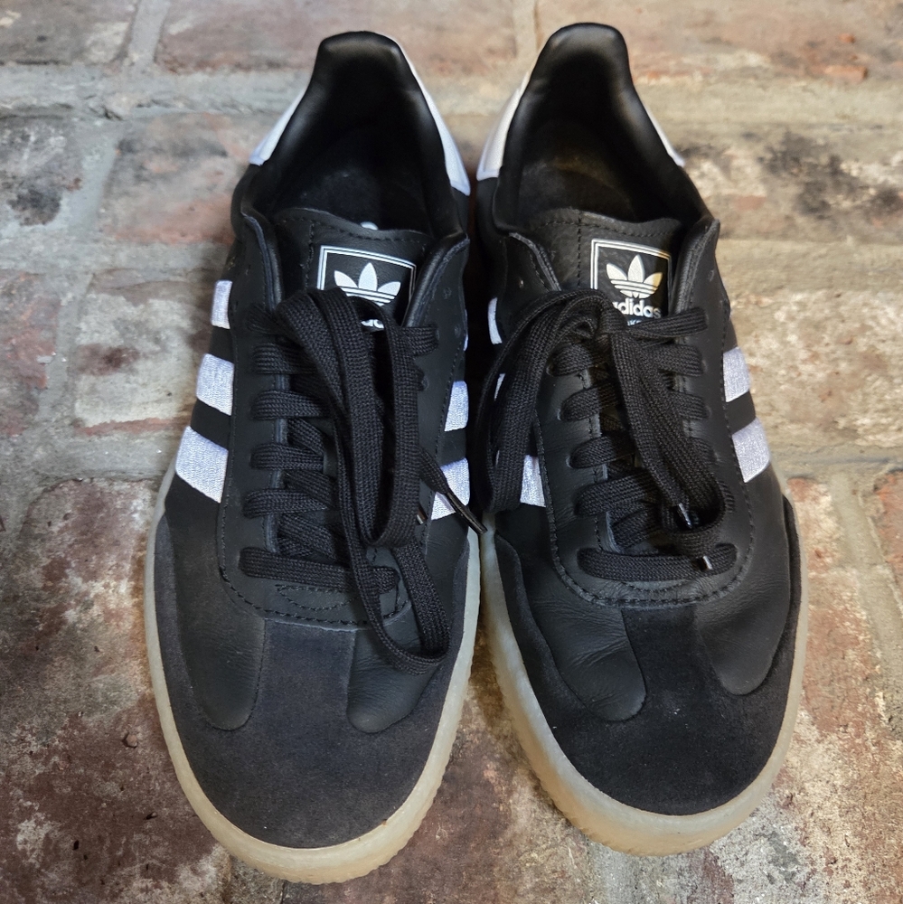 Adidas Samba Platform Sneakers Black & White - Picture 6 of 7